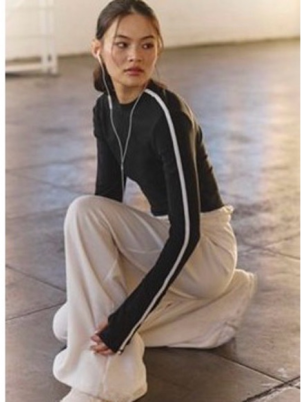 Free people Movement stripped Top